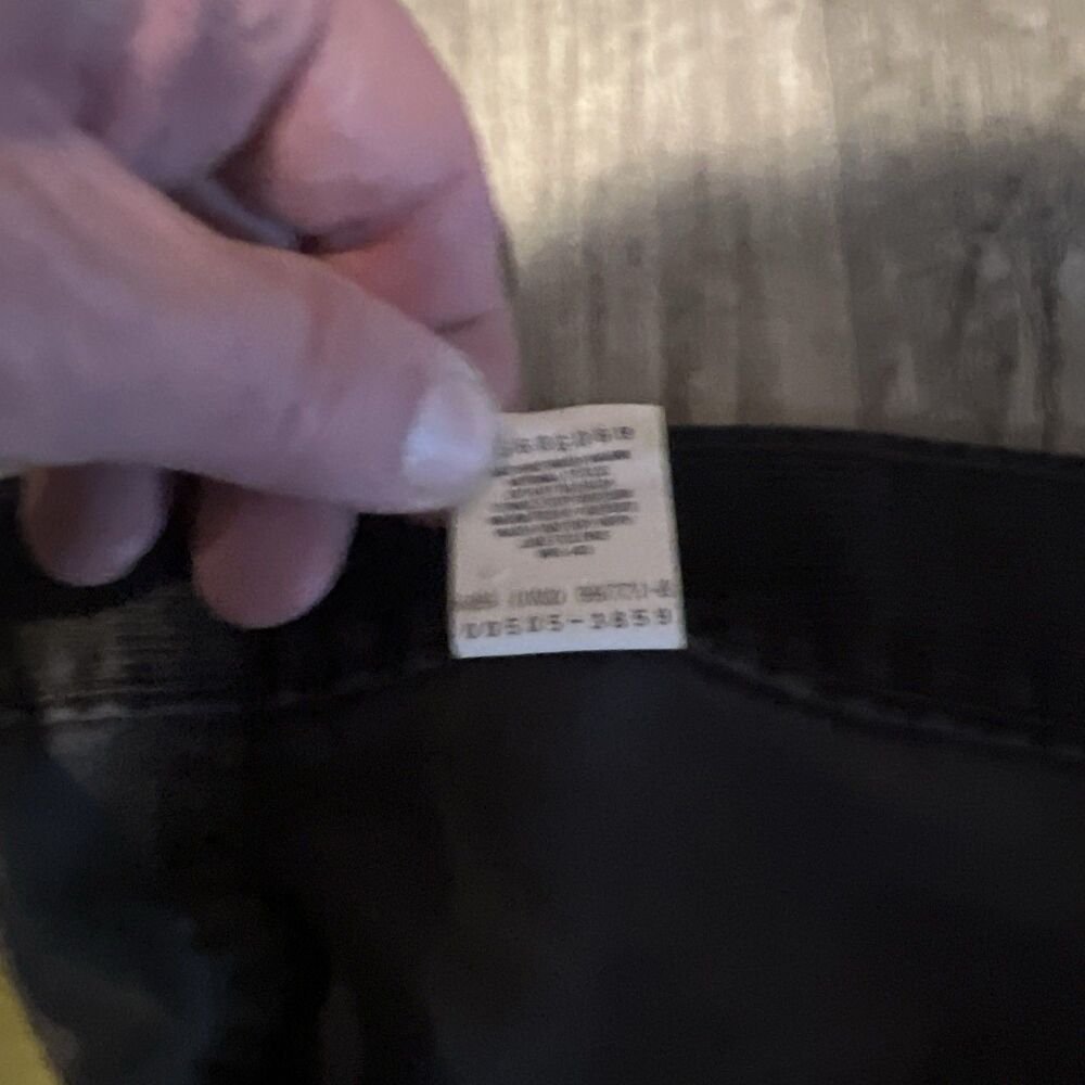 Levi's Black Corduroy Pants 505 Size 36x32 Vintage 2001 Y2k - Picture 9 of 9